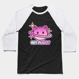 Cat planet Baseball T-Shirt